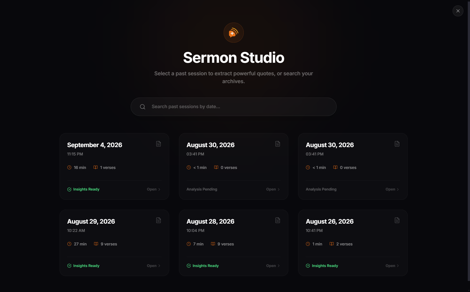 Sermon Studio